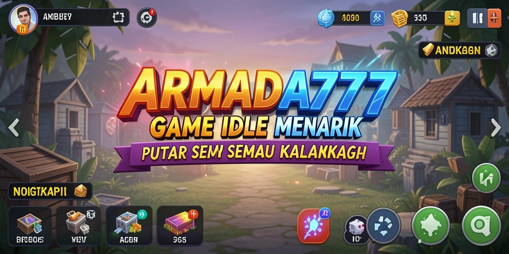 Tampilan gameplay ARMADA777 yang menarik dan penuh warna.