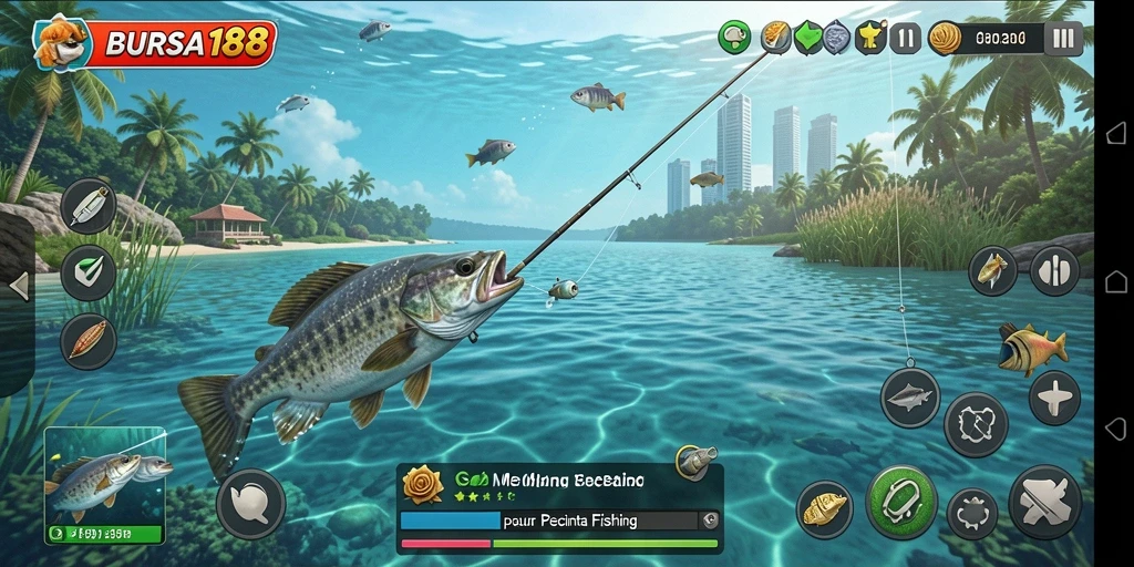 Tangkapan besar dalam gameplay BURSA188 yang seru dan menantang.