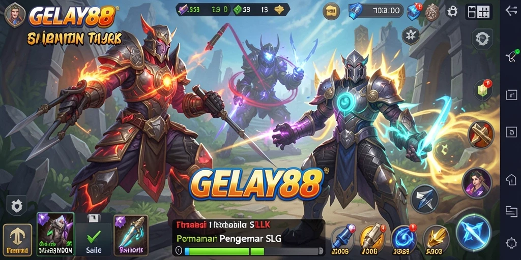 Tampilan gameplay <strong>GELAY88</strong> yang menegangkan dengan strategi SLG yang mendalam.