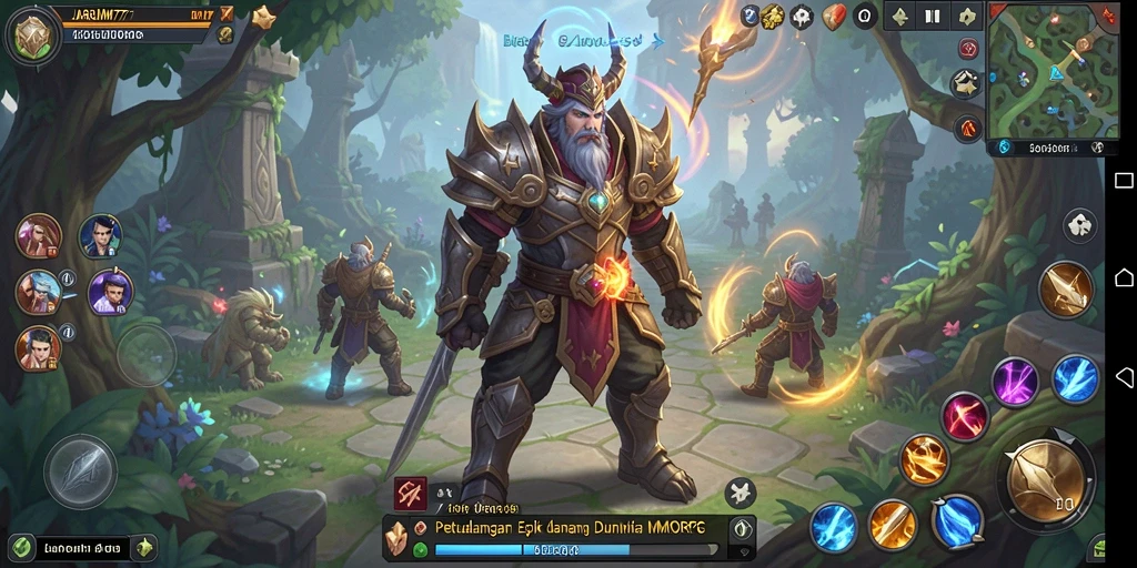 Tampilan menarik dari gameplay MMORPG JARUM77 yang mengasyikkan.