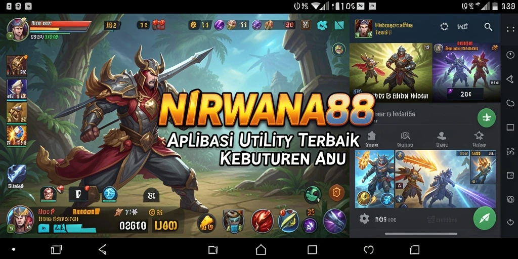 Tampilan antarmuka utama NIRWANA88 yang sederhana dan efisien.
