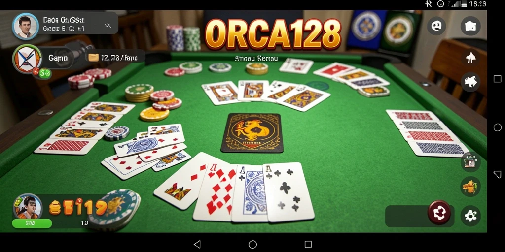 Screenshot gameplay ORCA128 dengan grafik menarik dan interaktif.