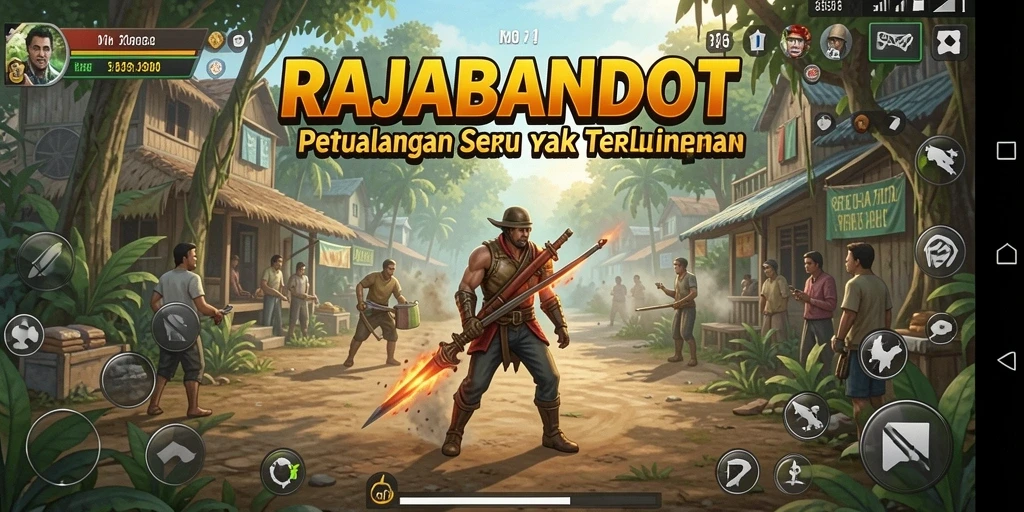 Tangkapan layar gameplay RAJABANDOT yang menegangkan dan menakjubkan.