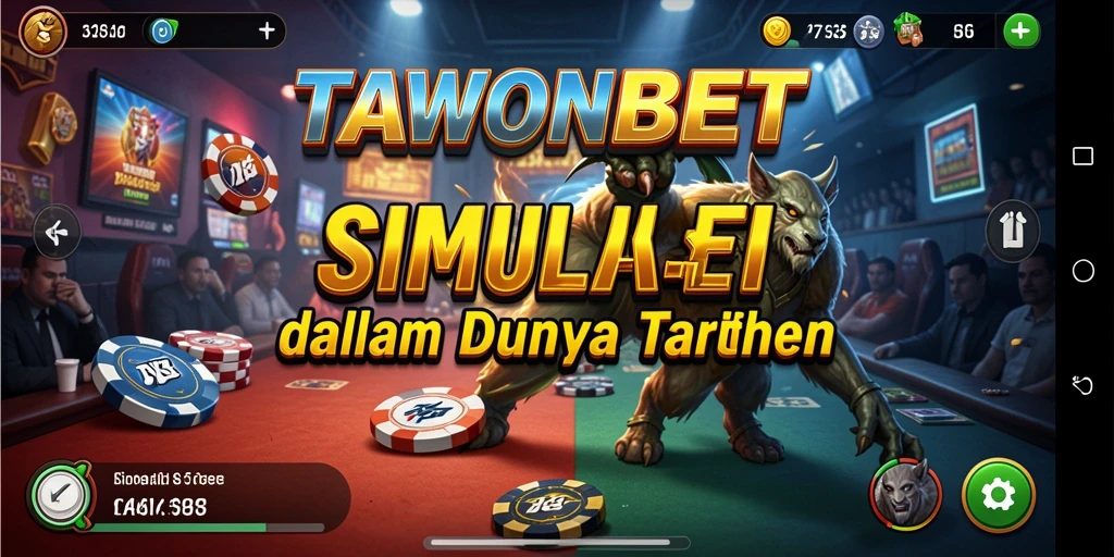 Tampilan gameplay TAWONBET yang menarik dan realistis.