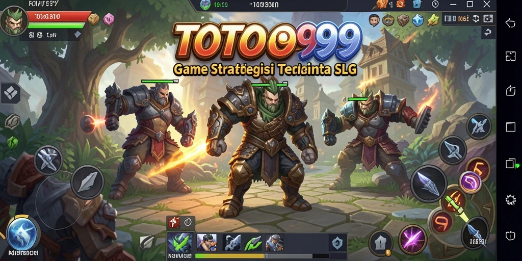 Tampilan gameplay SLG yang menarik di TOTO99.